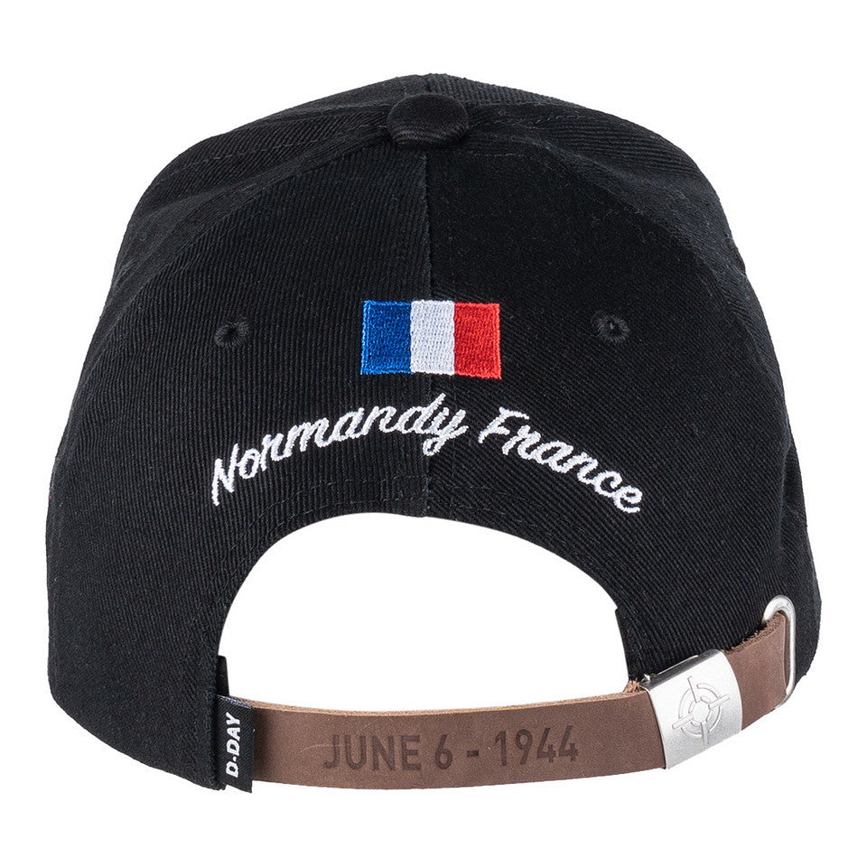Sapca Baseball D-Day Normandy Negru - Onorează Istoria cu Stil