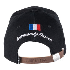 Sapca Baseball D-Day Normandy Negru - Onorează Istoria cu Stil