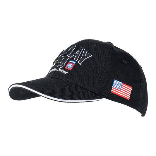 Sapca Baseball D-Day Normandy Negru - Onorează Istoria cu Stil