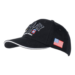 Sapca Baseball D-Day Normandy Negru - Onorează Istoria cu Stil