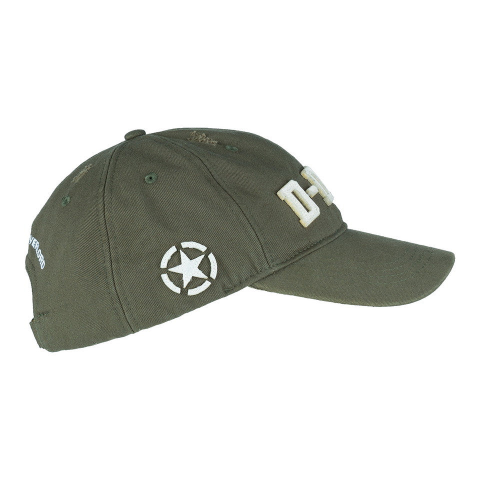 Sapca Baseball D-Day Stonewashed '44 Verde - Omagiu Istoric Autentic