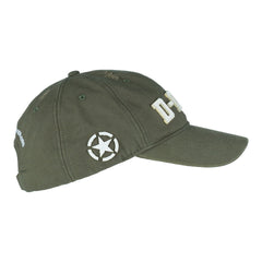 Sapca Baseball D-Day Stonewashed '44 Verde - Omagiu Istoric Autentic