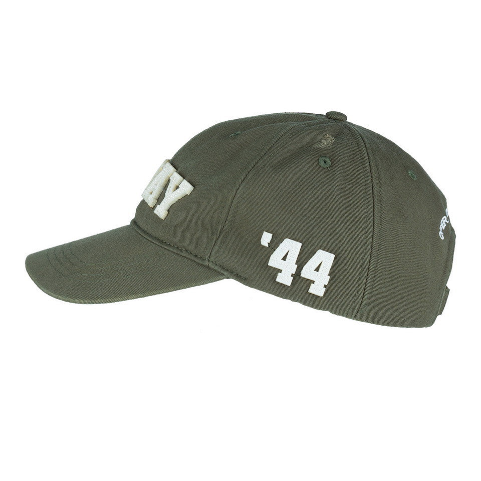 Sapca Baseball D-Day Stonewashed '44 Verde - Omagiu Istoric Autentic