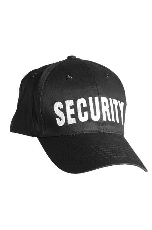 Șapcă Baseball Mil-Tec Security – 100% Bumbac, Neagră