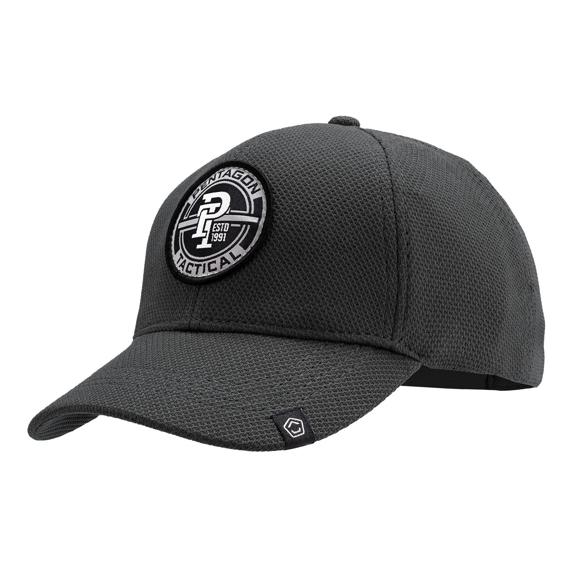 Șapcă Baseball Pentagon Cluster – Poliester 190 g/m², Uscare Rapidă, Wolf Grey