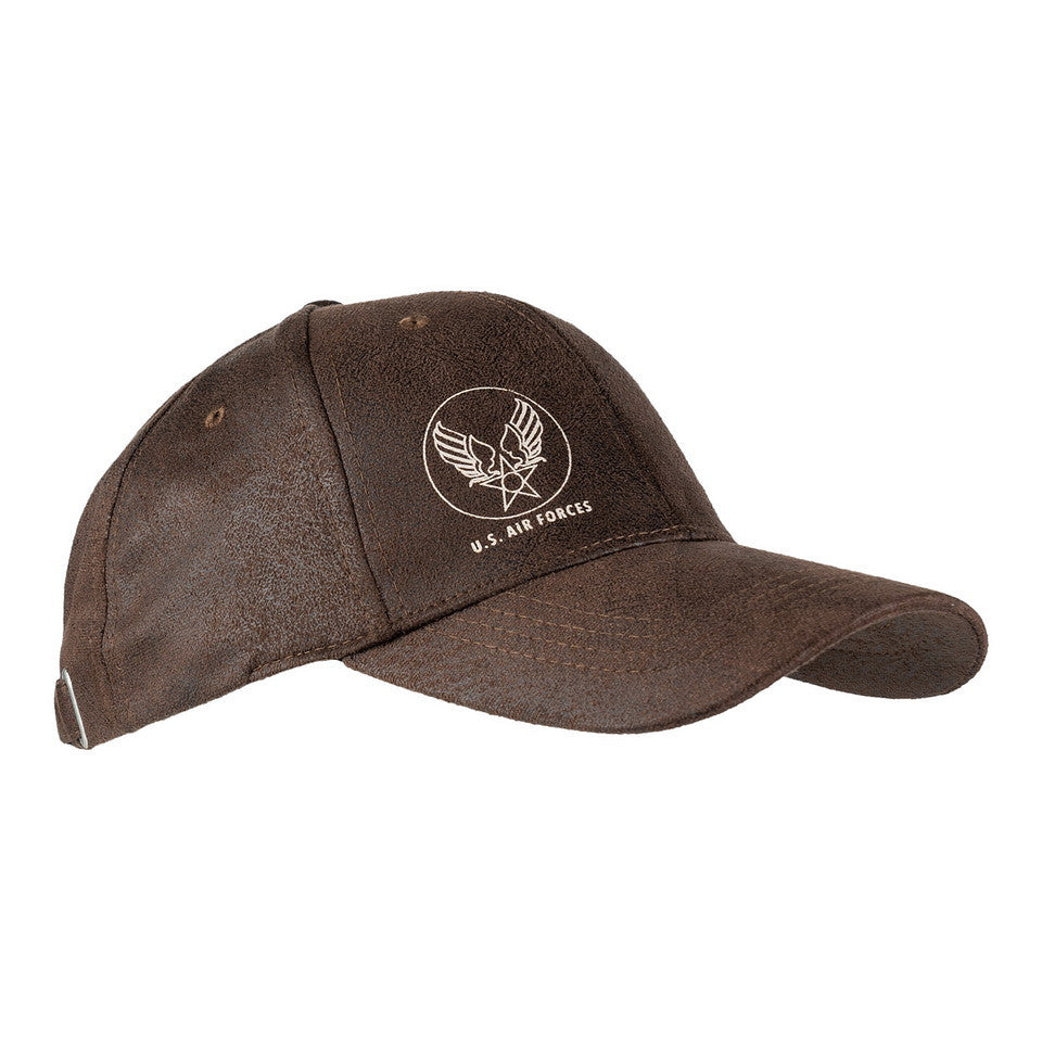 Sapca Baseball U.S. Air Force Piele Eco Maro - Stil Tactic Autentic