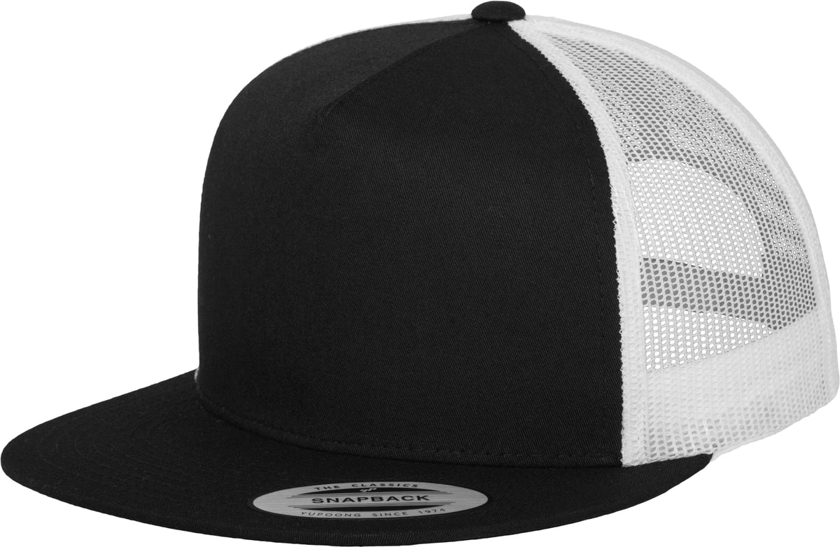 Sapca Classic Trucker 2-Tone Black/White Brandit - Stil Autentic Urban
