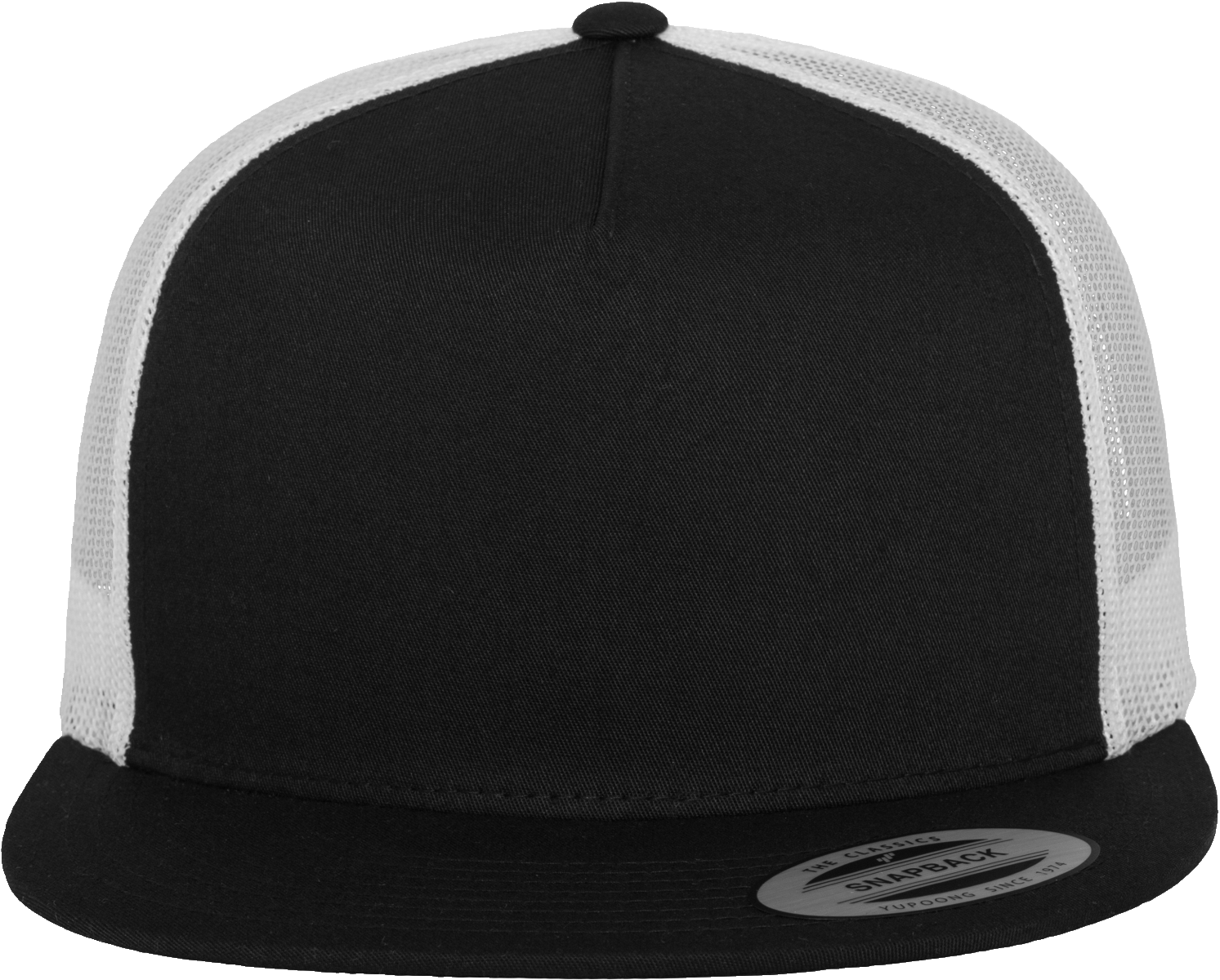 Sapca Classic Trucker 2-Tone Black/White Brandit - Stil Autentic Urban
