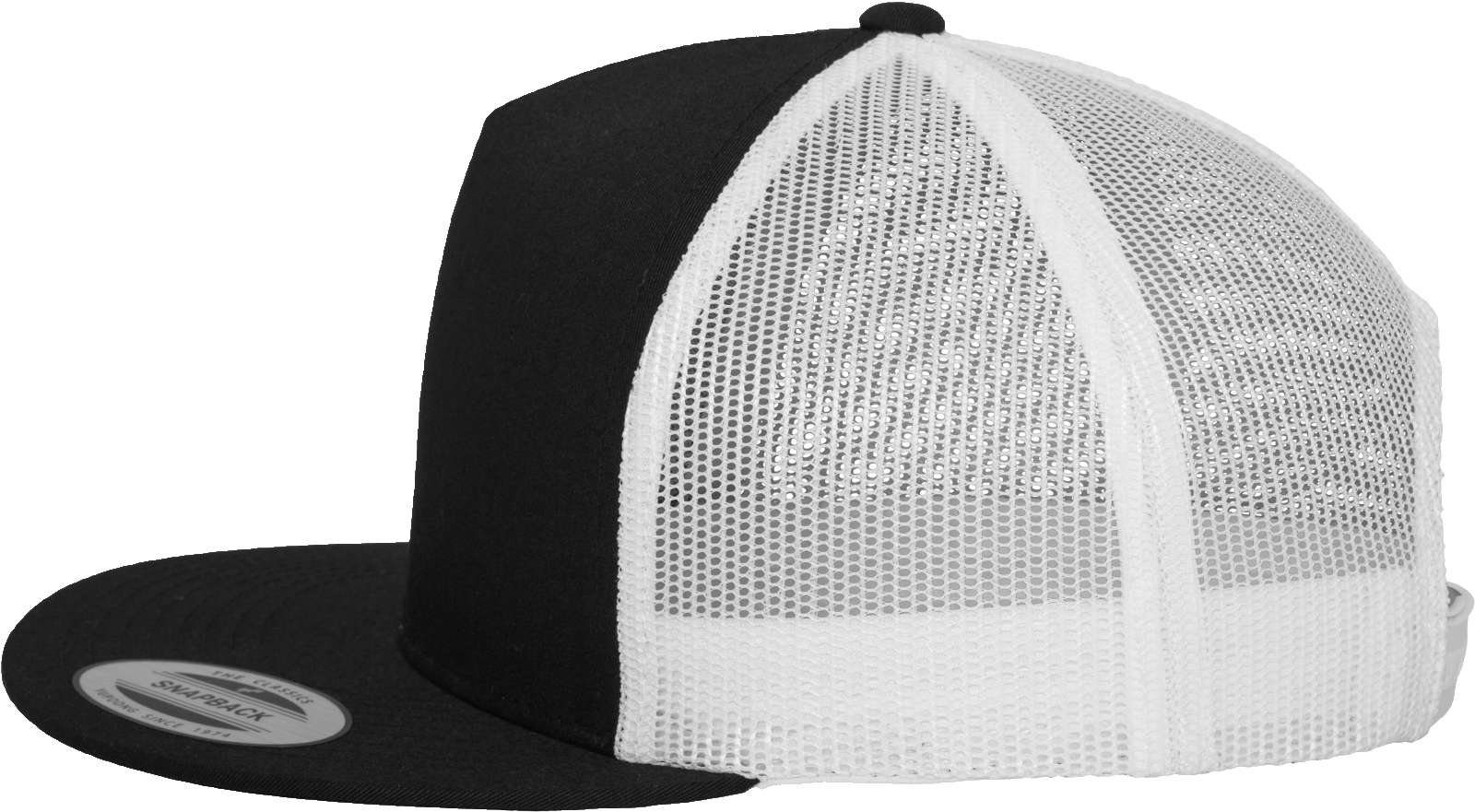 Sapca Classic Trucker 2-Tone Black/White Brandit - Stil Autentic Urban