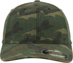 Sapca Flexfit Garment Washed Camo Woodland Brandit - Confort Superior