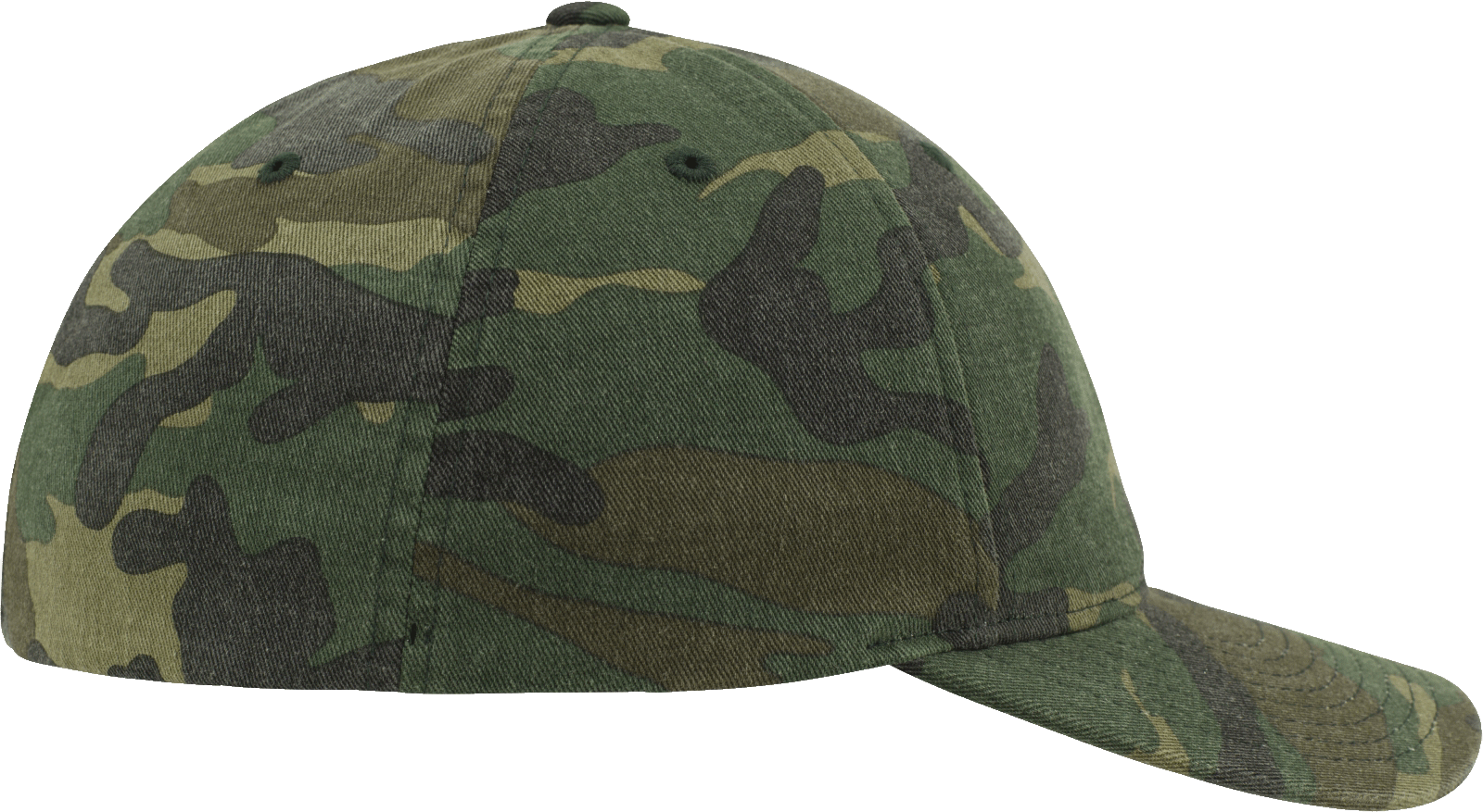 Sapca Flexfit Garment Washed Camo Woodland Brandit - Confort Superior