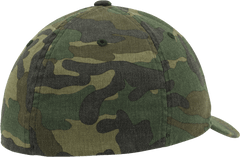 Sapca Flexfit Garment Washed Camo Woodland Brandit - Confort Superior