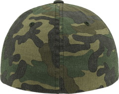 Sapca Flexfit Garment Washed Camo Woodland Brandit - Confort Superior