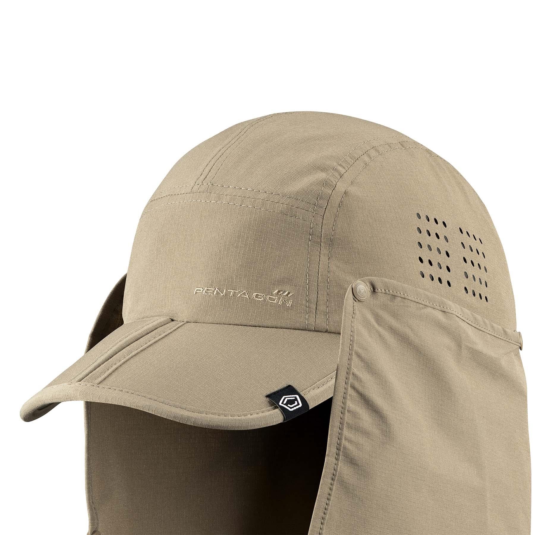 Șapcă Legionar Pentagon Skyshield – UPF 50+, Apărătoare Ceafă, Kaki
