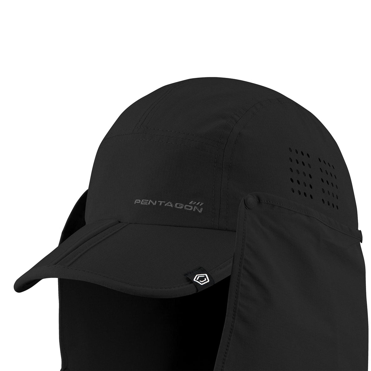 Șapcă Legionar Pentagon Skyshield – UPF 50+, Apărătoare Ceafă, Neagră