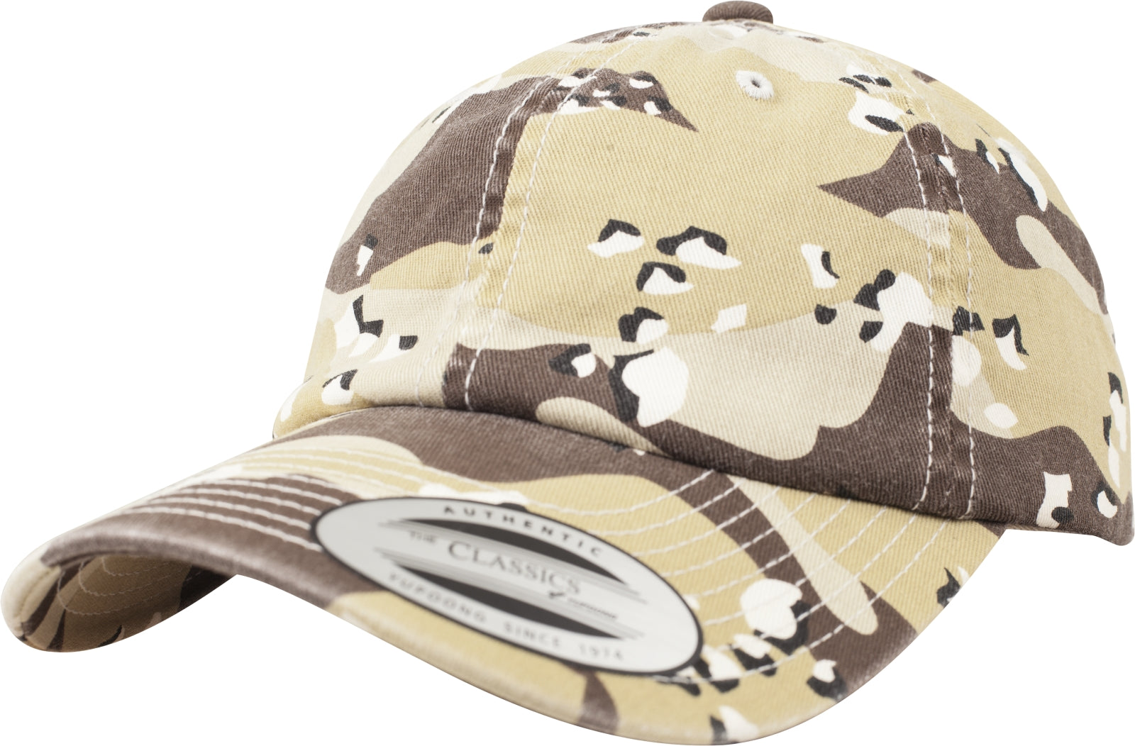 Sapca Low Profile Camo Washed 6-Color Desert Brandit - Stil Autentic