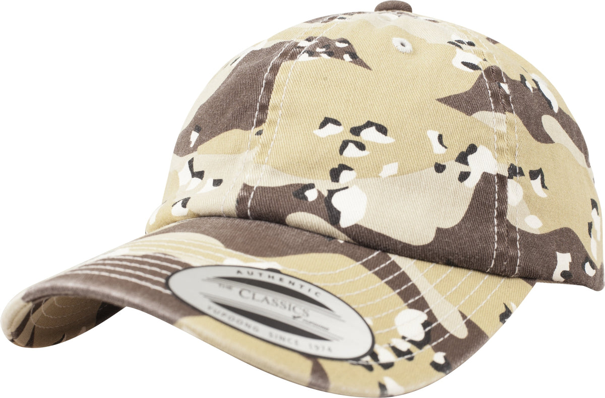Sapca Low Profile Camo Washed 6-Color Desert Brandit - Stil Autentic