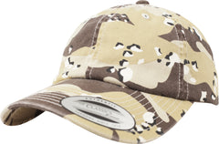 Sapca Low Profile Camo Washed 6-Color Desert Brandit - Stil Autentic
