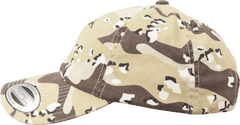 Sapca Low Profile Camo Washed 6-Color Desert Brandit - Stil Autentic