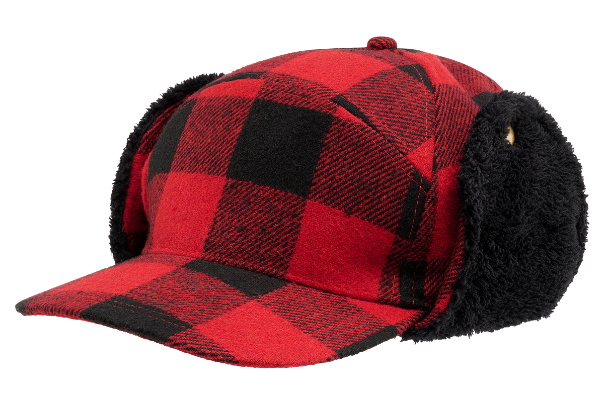 Sapca Lumberjack Winter Red/Black Checkered Brandit - Caldura Iarna