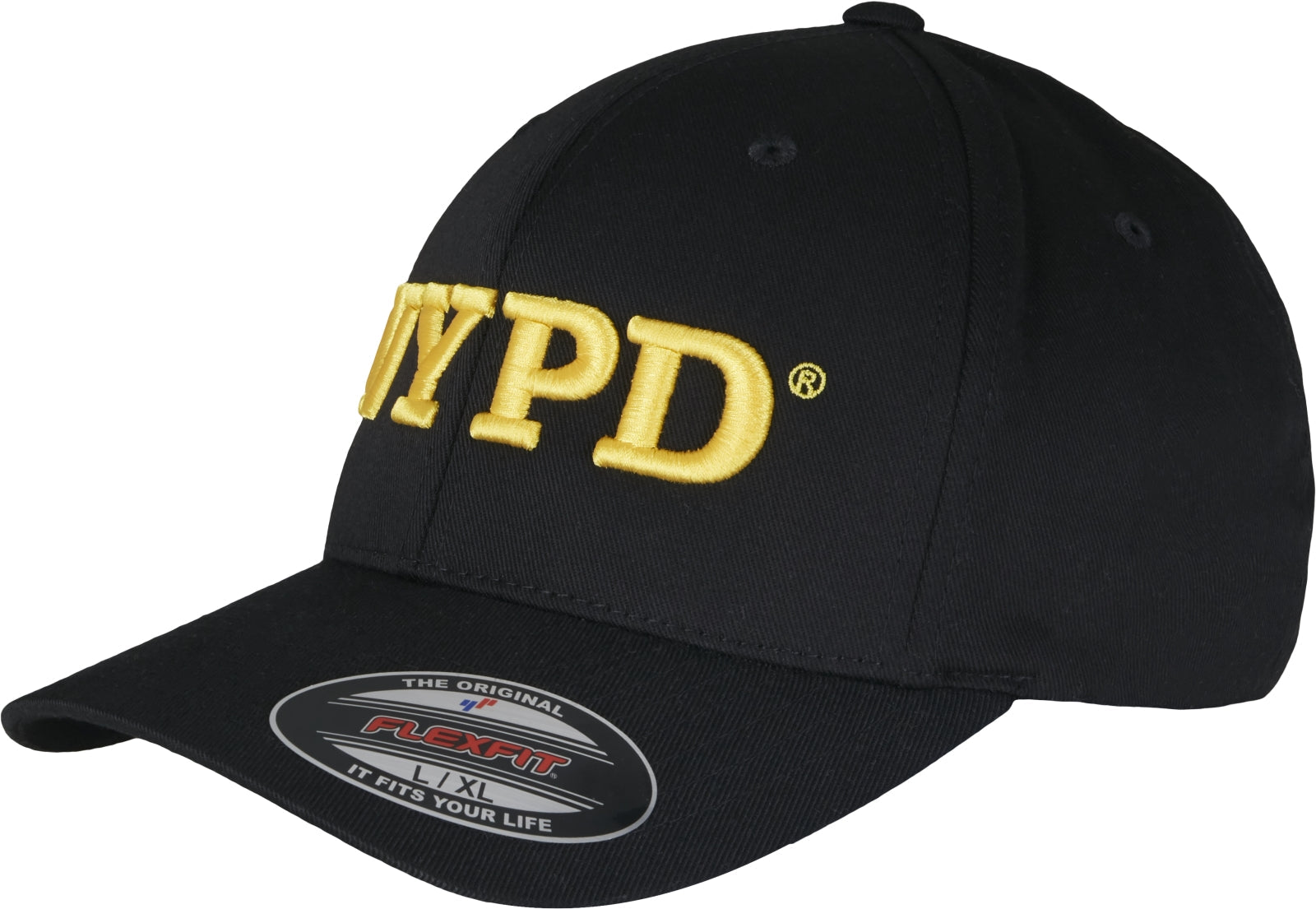 Sapca NYPD 3D Logo Flexfit Negru Brandit - Confort Superior Zilnic