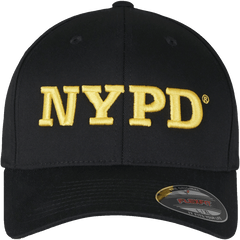 Sapca NYPD 3D Logo Flexfit Negru Brandit - Confort Superior Zilnic
