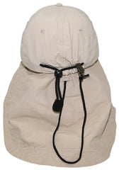Șapcă Sahara Protecție Gât Khaki FoxOutdoor - Protecție Gât, Cusături Întărite