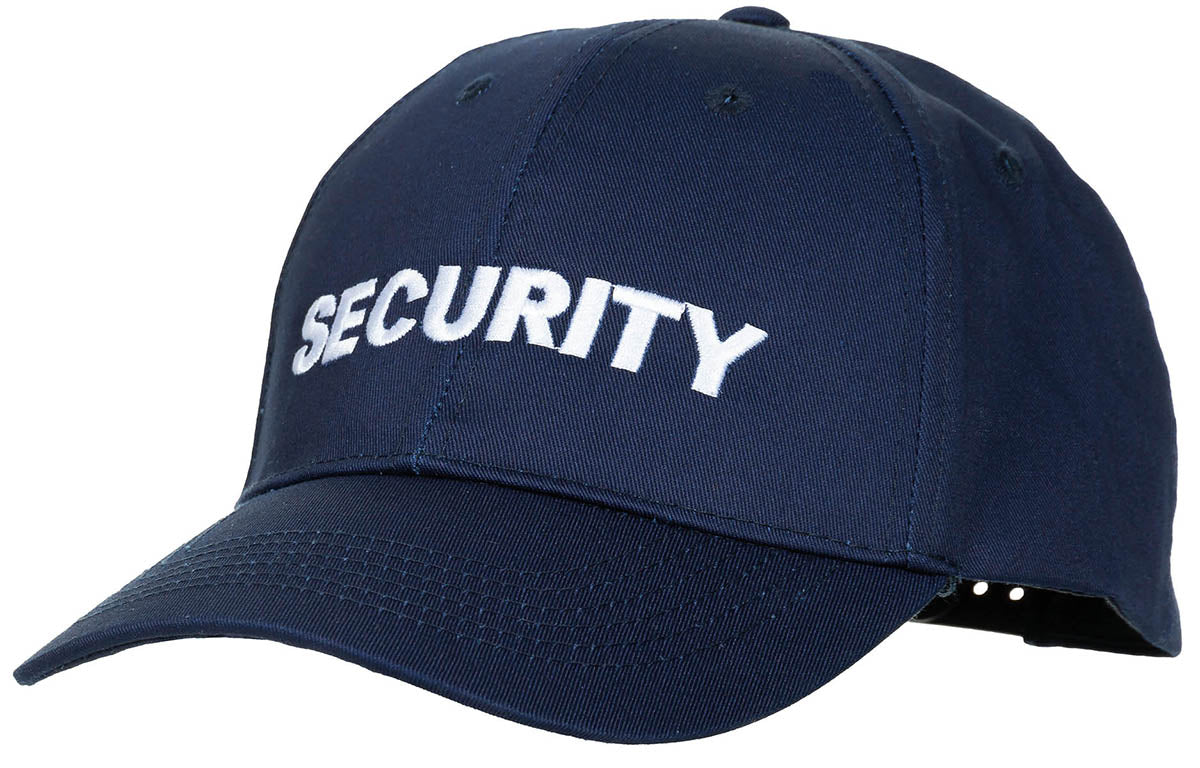 Șapcă Securitate Albastră MFH - Snapback Ajustabil, Poliester/Bumbac