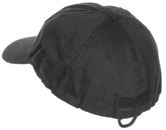 Șapcă Tactică cu Velcro Negru MFHProfessional - 100% Bumbac, 5 Panouri Velcro