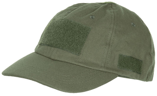 Șapcă Tactica cu Velcro Verde OD MFHProfessional - Bumbac 100%, Marime Universala
