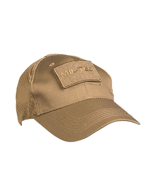 Șapcă Trucker Mil-Tec – Plasă Respirabilă, Velcro pentru Patch, Dark Coyote