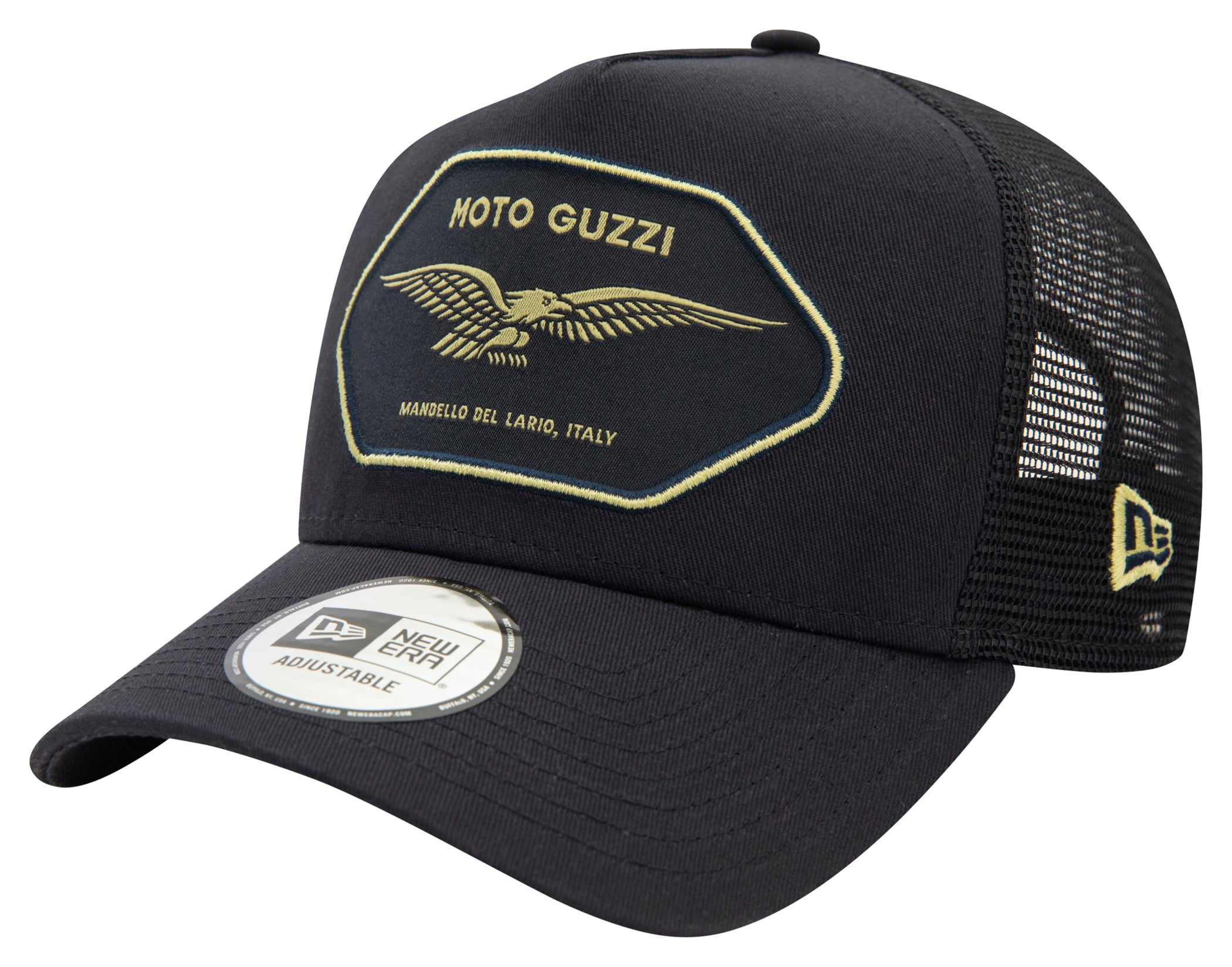 Șapcă Trucker Moto Guzzi Graphic New Era - Broderie, Snap-back