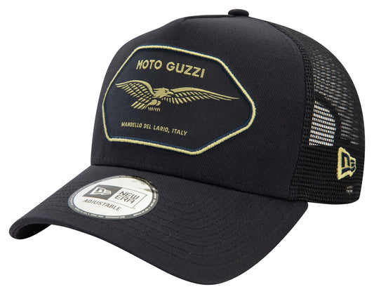 Șapcă Trucker Moto Guzzi Graphic New Era - Broderie, Snap-back