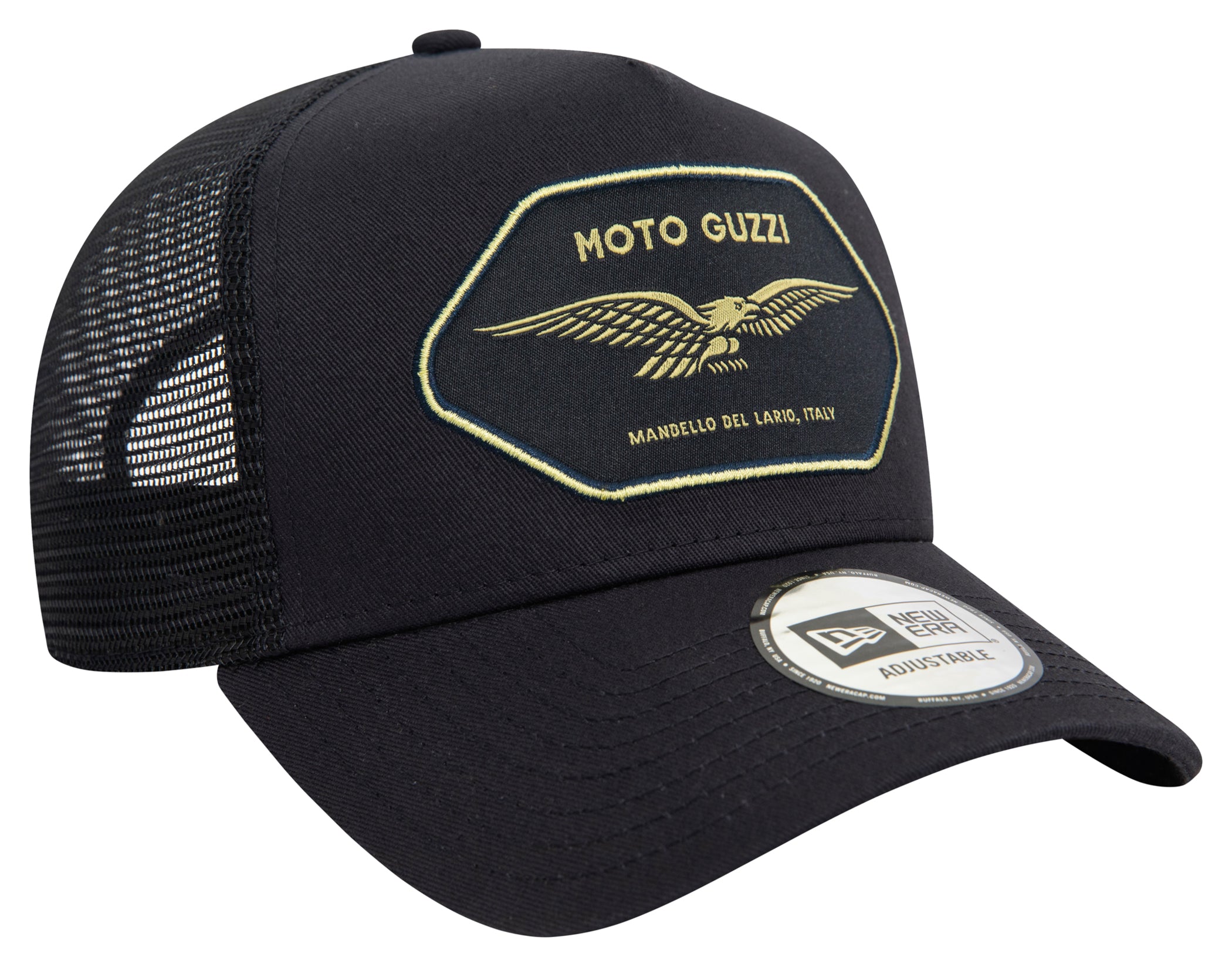 Șapcă Trucker Moto Guzzi Graphic New Era - Broderie, Snap-back