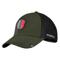 Șapcă Trucker Pentagon Crest – Față din Bumbac, Plasă Respirabilă, 4 Culori