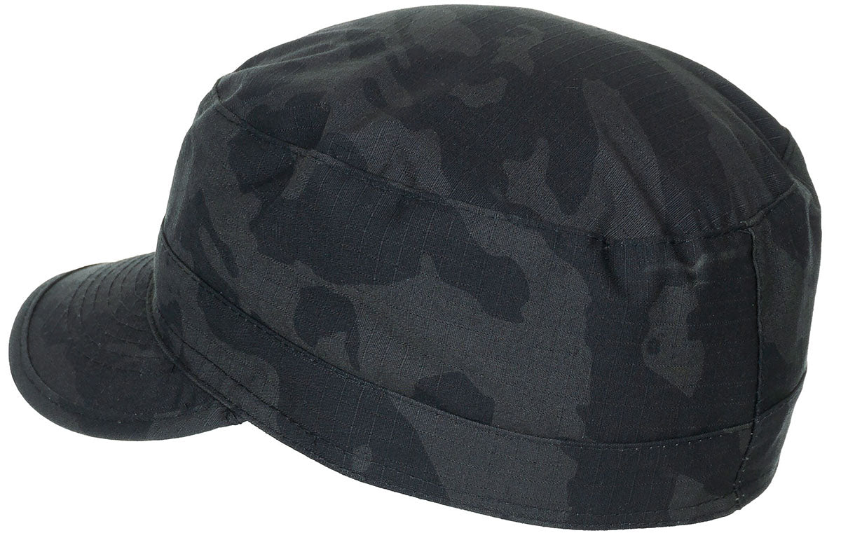 Șapcă US BDU Rip Stop Night Camo MFH - Vizor Rotund, 100% Bumbac