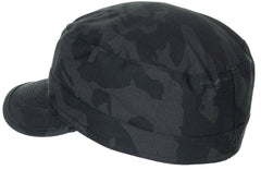 Șapcă US BDU Rip Stop Night Camo MFH - Vizor Rotund, 100% Bumbac