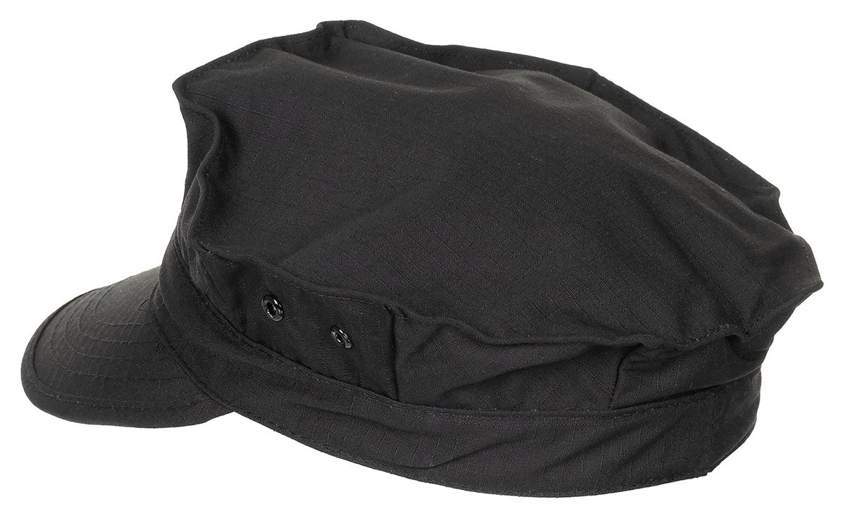 Șapcă USMC Rip Stop Negru MFH - 100% Bumbac, Design Octogonal