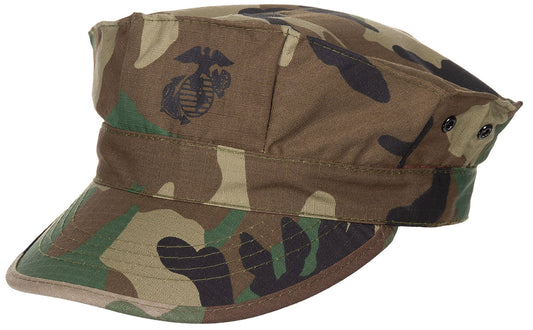 Șapcă USMC Rip Stop Woodland MFH - 100% Bumbac, 4 Orificii Ventilație