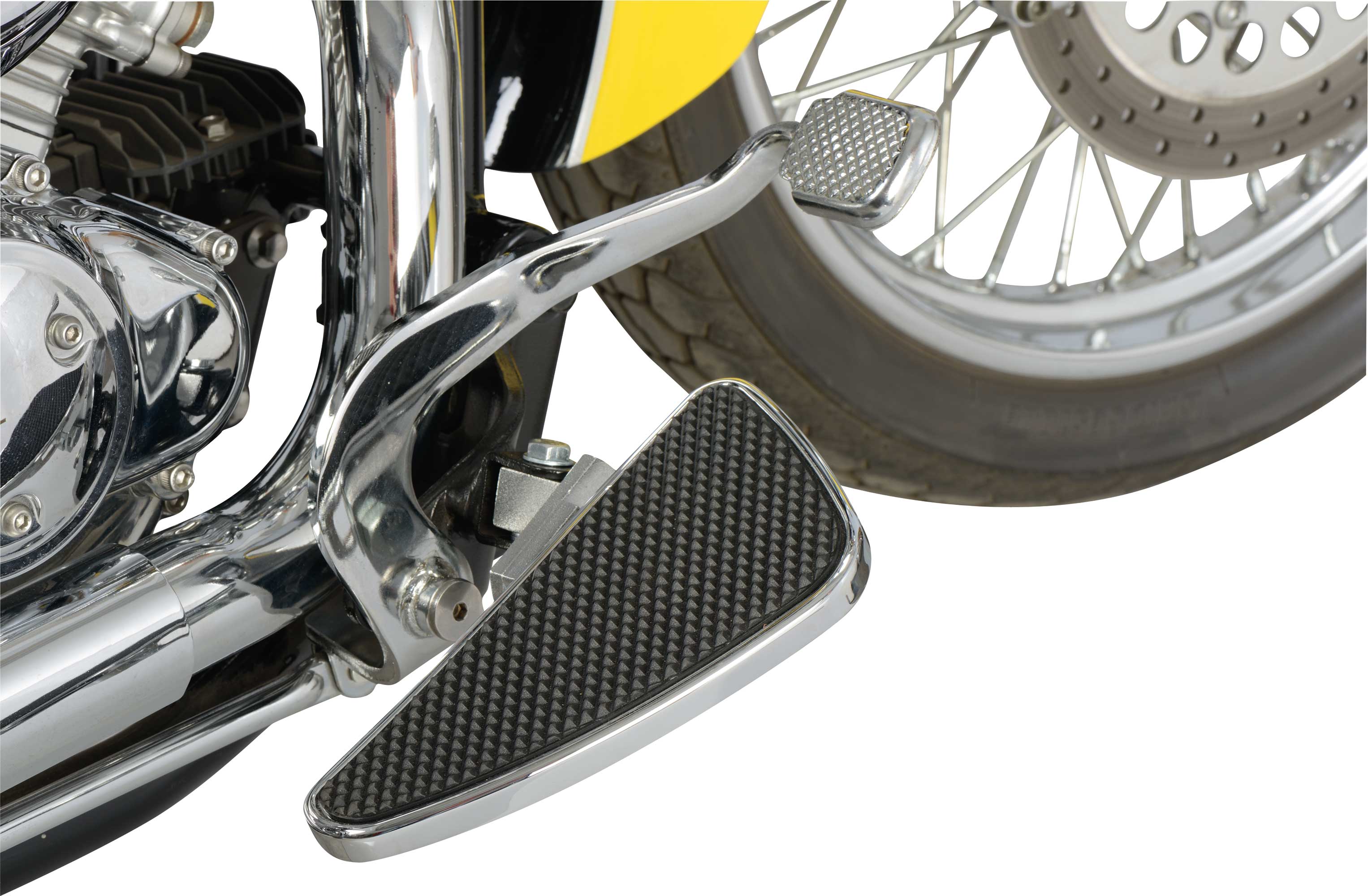 Scărițe Moto Universal Louis - Cromate, Antiderapante
