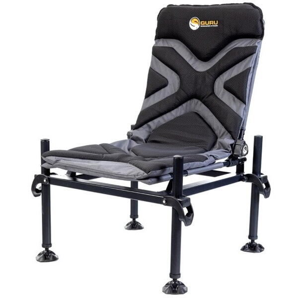 Scaun Pescuit X-Level Accessory Chair GURU - Confort Maxim, Stabilitate - 1