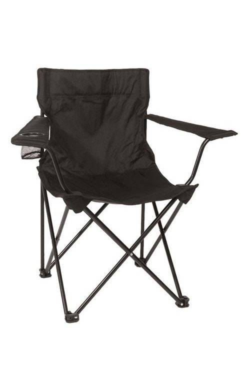 Scaun Pliant Camping Relax Negru