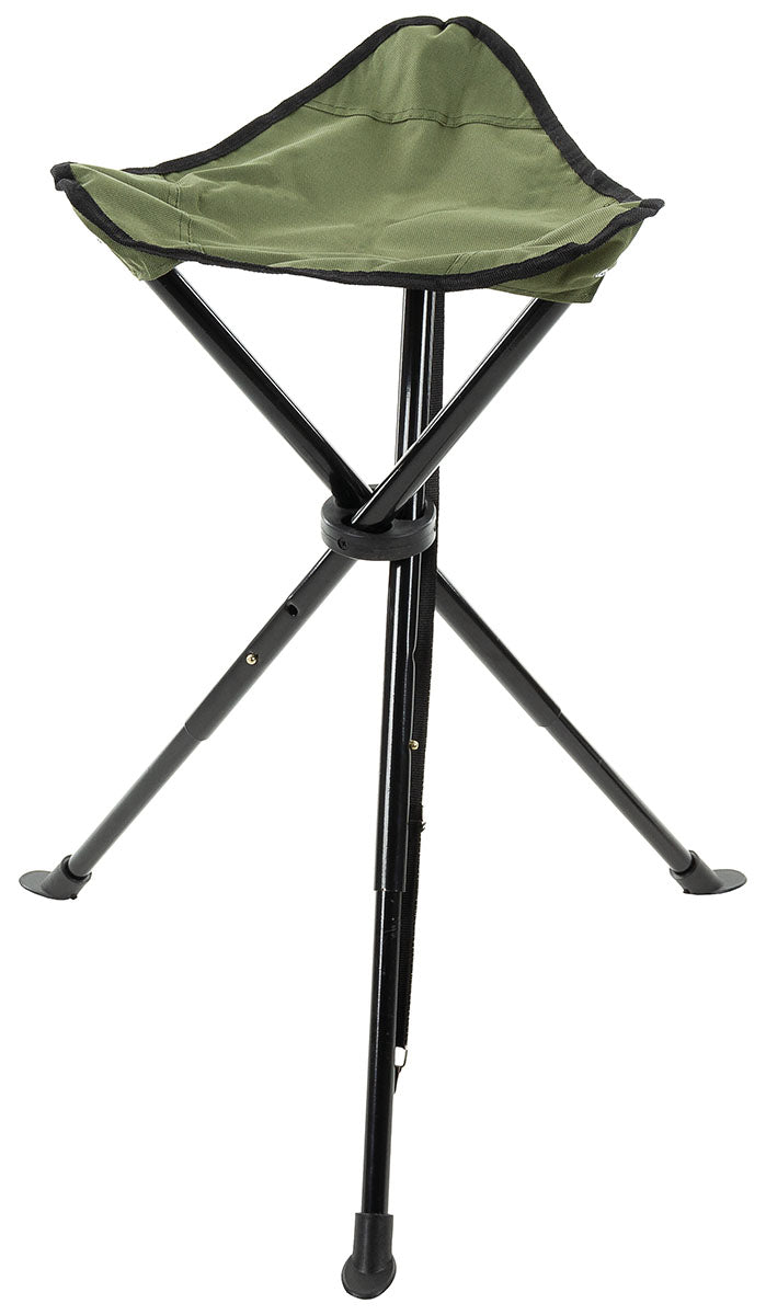Scaun Pliant Trepied Oliv FoxOutdoor - 45-55cm, Max 90kg