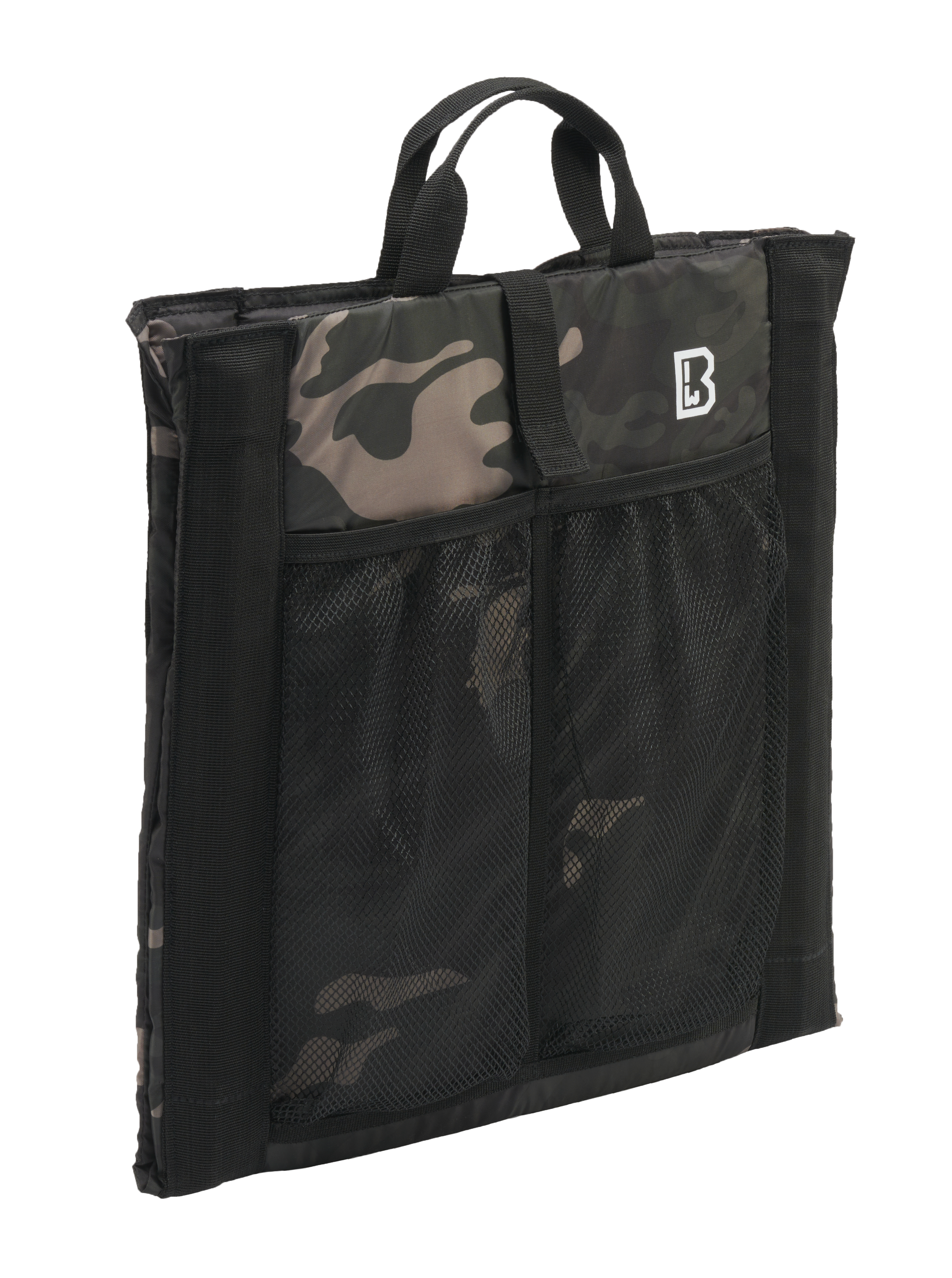 Scaunel Pliabil Dark Camo Brandit - Portabilitate Maximă