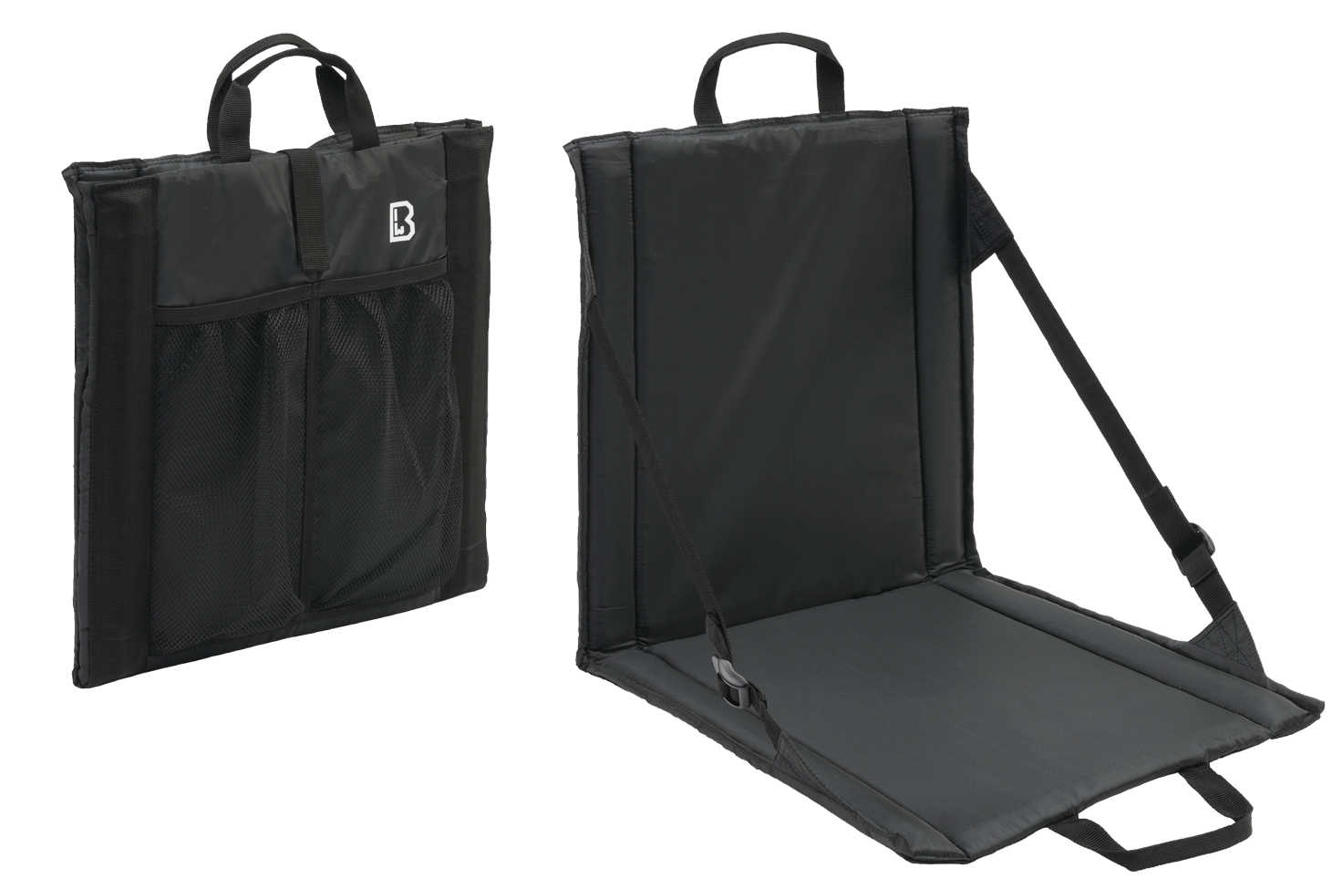 Scaunel Pliabil Negru Brandit - Compact si Robust
