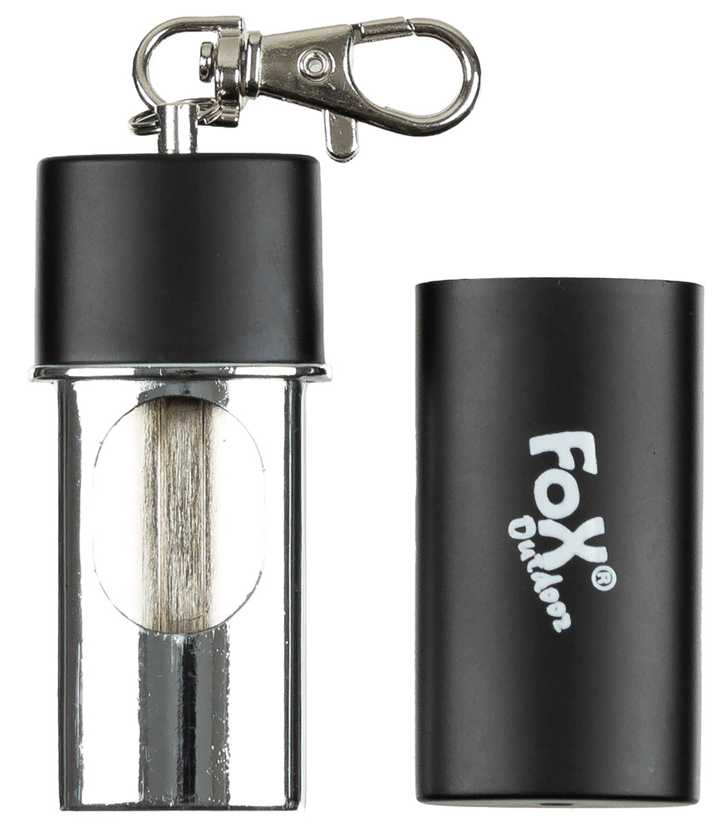 Scrumieră Portabilă "Travel" Neagră FoxOutdoor - 2 piese, Etanșă