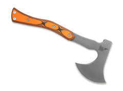 Secure Ucon Hawk TOPS Knives- Lamă Oțel Carbon 1095, Mâner Portocaliu G10/Cauciuc