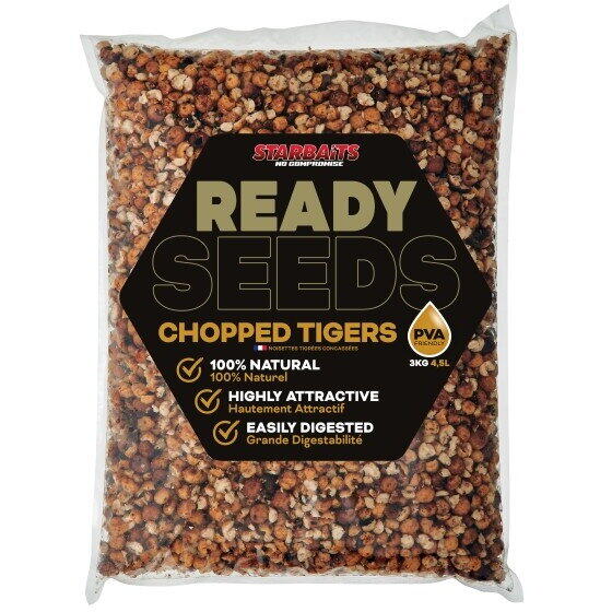 Semințe Preparate Ready Seeds Chopped Tigers Starbaits - Atractant Crap