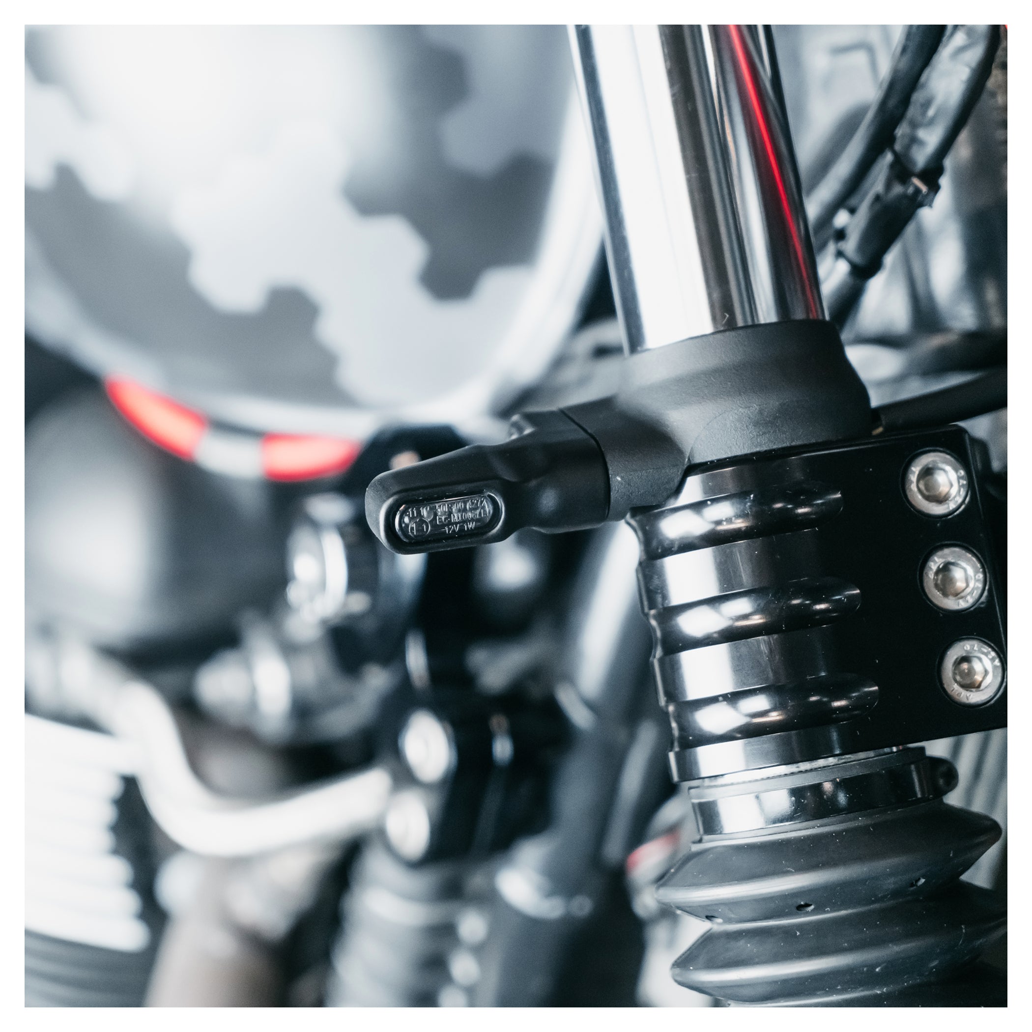 Semnalizatoare 3-în-1 Mini Union MOTOISM - LED, E-Mark