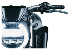 Semnalizatoare Furcă Motoism Type-Three 2-în-1 - LED, Mat Negru